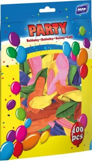 Balónek nafukovací standard 23cm mix