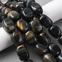 Natural Blue Tiger Eye Beads Strands