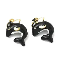 Sea Animals Alloy Enamel Pendants