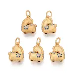 925 Sterling Silver Dodger Blue Enamel Horse Charms