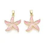 Brass with Enamel Pendants