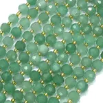 Natural Green Aventurine Beads Strands