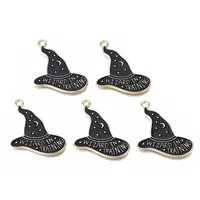 Rack Plating Alloy Enamel Pendants