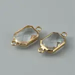 Glass Connector Charms