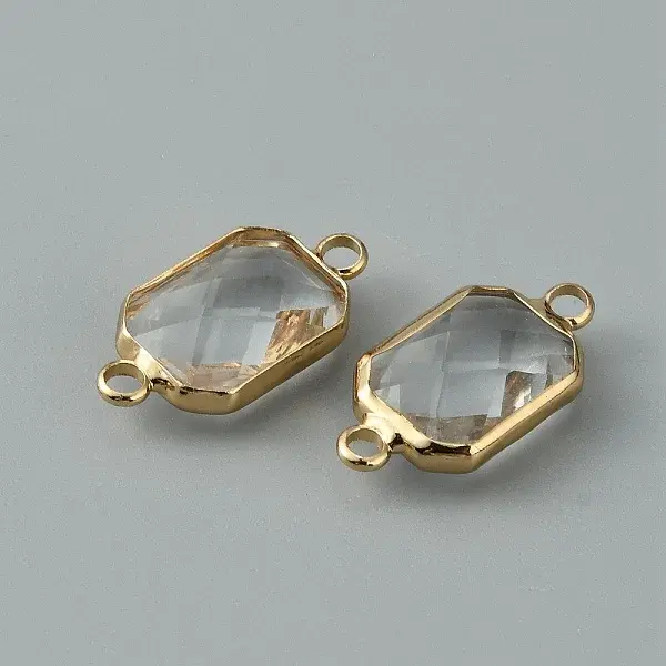 Glass Connector Charms