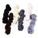 6 Bundles 6 Colors Acrylic Fiber Yarn