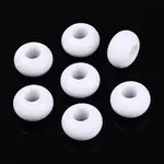 Opaque Acrylic European Beads