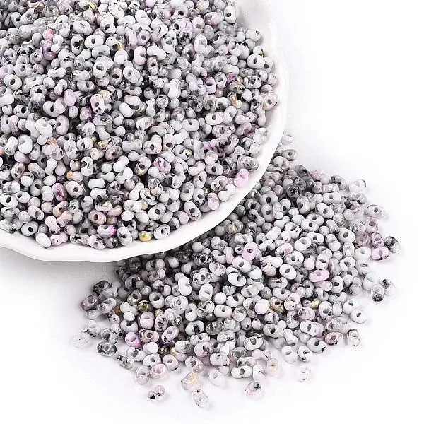 Two Tone Baking Paint Glass Seed Beads