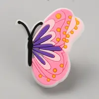 Butterfly Plastic Cartoon Style Straw Toppers