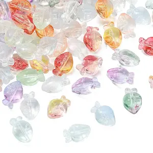 100Pcs Handmade Lampwork Beads