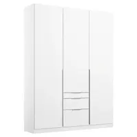 Rauch Möbel ŠATNÍ SKŘÍŇ S OTOČNÝMI DVEŘMI, bílá, 136/229/54 cm