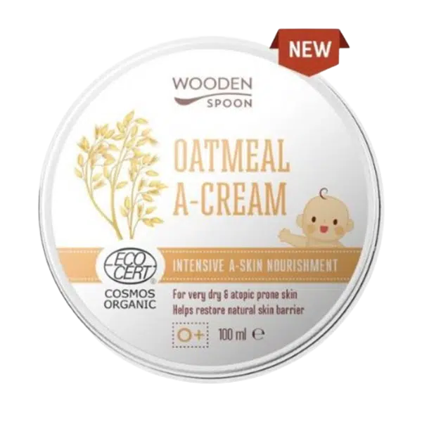 WOODENSPOON Hydratační máslo s ovesnými vločkami na atopický ekzém 100 ml