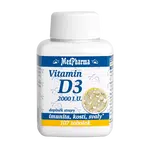 MEDPHARMA Vitamin D3 2000 I.U., 107 tobolek