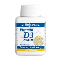 MEDPHARMA Vitamin D3 2000 I.U., 107 tobolek