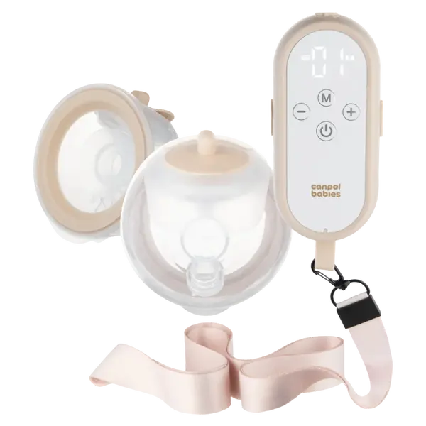 CANPOL BABIES Dvojitá odsávačka mateřského mléka do podprsenky MilkShell