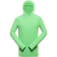 ALPINE PRO IZAR Pánska športová mikina, zelená, veľkosť