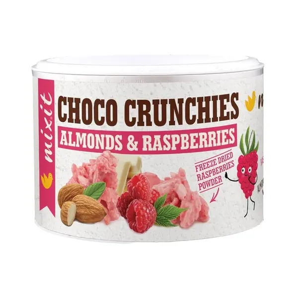 Mixit Malinové čokohrudky s mandlemi 140 g