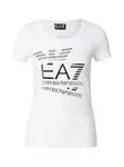 EA7 Emporio Armani Tričko  strieborná / biela