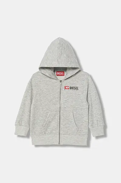 Dětská mikina s bavlnou Diesel SDROPSHOODZ OVER SWEAT-SHIRT