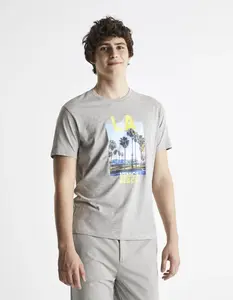 Celio Bavlněné tričko Cesouth L.A. - Pánské