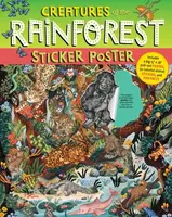 Creatures of the Rainforest Sticker Poster - Alison Sky, Simmance, Fiona Ocean