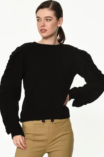 Z0057 DEWBERY WOMEN'S SWEATER-BLACK