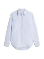 TOMMY HILFIGER Blúzka  svetlomodrá / biela