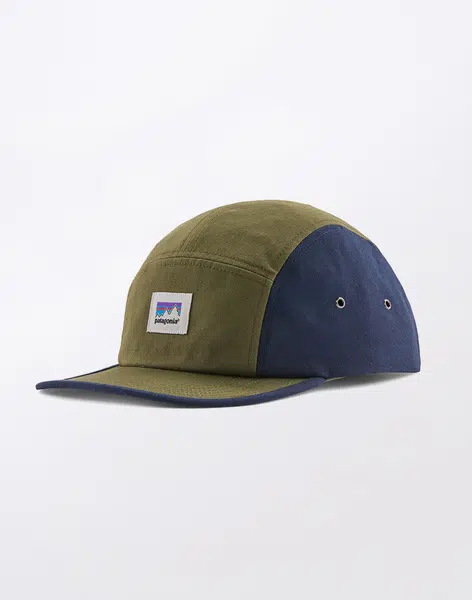 Patagonia Graphic Maclure Hat Shop Sticker: Tent Green