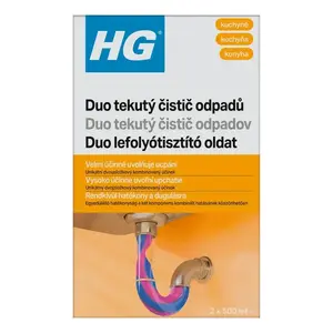 HG tekuty duo čistič odpadů 1l