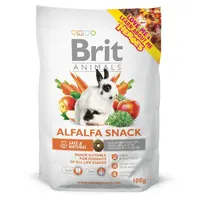 BRIT Animals alfalfa snack for rodents maškrta pre králiky 100 g