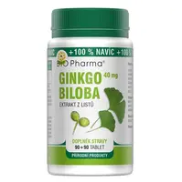 BIO PHARMA Ginkgo Biloba extrakt 40 mg 90+90 tabliet