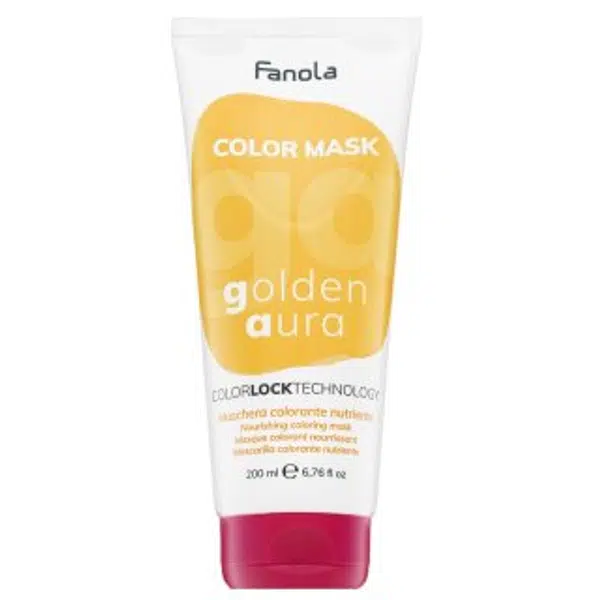 Fanola Color Mask vyživujúca maska ​​s farebnými pigmentmi pre oživenie farby Golden Aura 200 ml