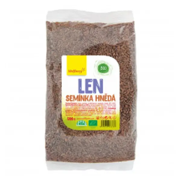 WOLFBERRY Ľanové semienko hnedé BIO 500 g