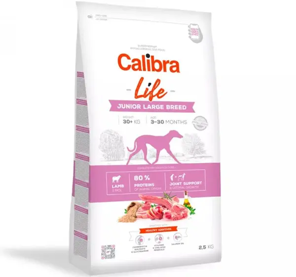 Calibra Dog Life Junior Large Breed Lamb 2,5 kg
