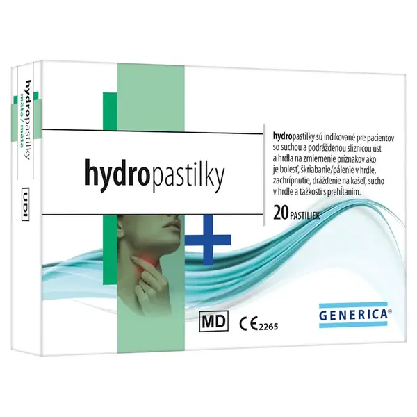 GENERICA Hydropastilky mäta 20 kusov
