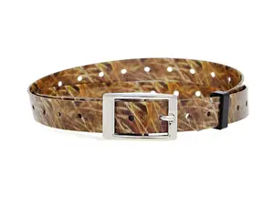 Dogtrace Plastový obojek hnědý maskáčový bez oka, 2 x 70 cm