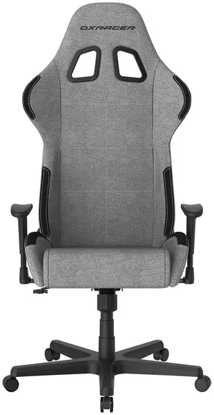 Herní židle DXRacer FORMULA šedo-černá, látková, sezení 8+ hodin denně