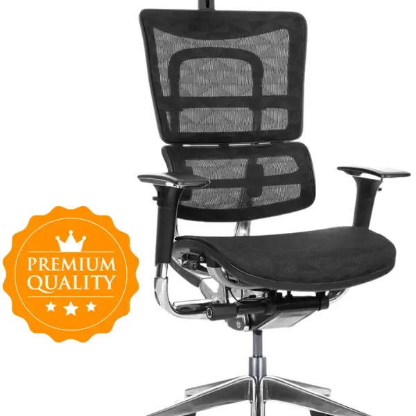 MERCURY Ergonomická kancelářská židle ORION JNS-801, černá