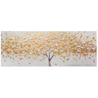 XXXL OBRAZ NA HLINÍKOVÉ DESCE, stromy, 140/50/2 cm