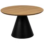 MID.YOU KONFERENČNÍ STOLEK, přírodní barvy, dřevo, kov, 65/43 cm