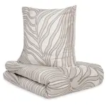 S. Oliver OBOUSTRANNÉ POVLEČENÍ, makosatén, béžová, šedá, 140/200 cm