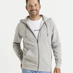 Svetlošedá basic mikina s kapucou Celio Vethree