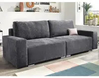 Rozkladacia pohovka Anafi, tmavo šedá látka%