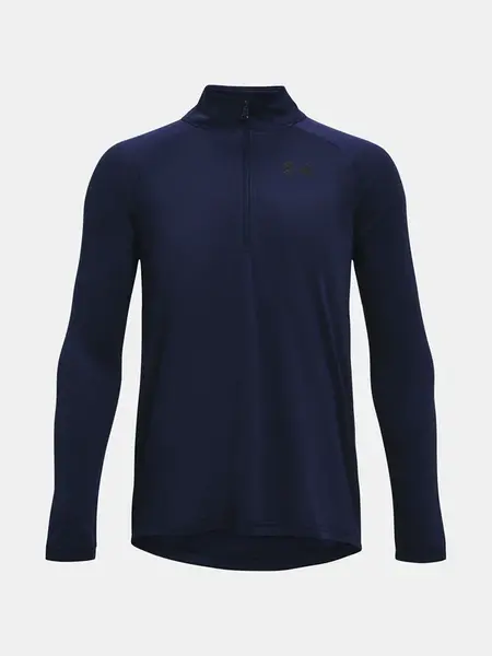 Chlapecké tričko Under Armour UA Tech 2.0 1/2 Zip-NVY - Kluci