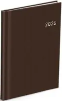 Týdenní diář 2026 - Tmavě hnědý