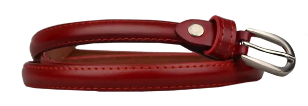 NovaKabelka.sk Cintura Sottile (1,4 cm) Farba opasku: červená