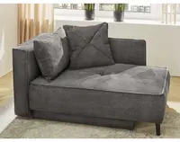 Rozkladacia pohovka Rex, tmavo šedá štruktúrovaná látka%