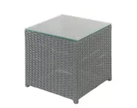 Záhradný stolík Jakarta, šedo-hnedý%