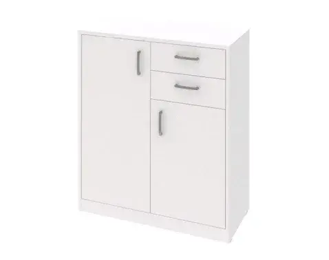 Kombinovaná komoda Mega 27, biela%