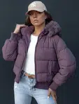 Kurtka zimowa damska COLDPACK fioletowa Dstreet